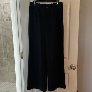 Wide leg dress pants